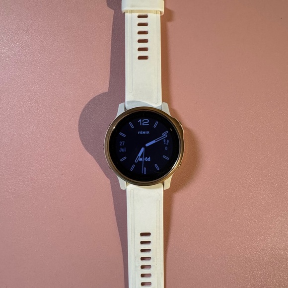 Garmin Fenix 6S Pro Rose gold withwhite band